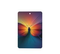Rainbow Butterfly With Simple Lines Car Air Freshener | 4 Pcs Hanging Scented Cards Fragrance Scented Cards For Car