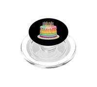 Rainbow Cake Celebration Sprinkles PopSockets PopGrip for MagSafe