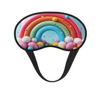 Rainbow Candy Ultimate Eye Mask for Sleeping, Soft and Comfortable Eye Mask, Relaxing Zero Pressure Night Blindfold.