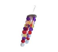 Rainbow Capiz Shell Windchimes for Indoor and Outdoor Setting Coastal Styles Windchime Hanging Decoration Ornament Patios Decoration