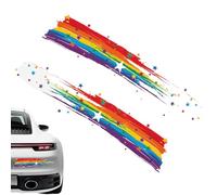 Rainbow Car Sticker, Multicolor Car/Car Stickers, Multifunctional Decoration for Cars, Motorcycles, Doors and More