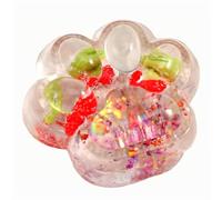 Rainbow Cat Paw Squishy, Handmade Colorful Taba Squishy Silicone Squeeze Toys Cat Themed Gifts Fidget Toys (B)