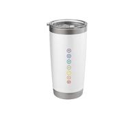 Rainbow Chakras Stainless Steel Insulated Tumbler