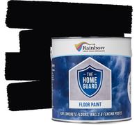 Rainbow Chalk Home Guard Floor Paint Black 5 Litre