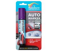 Rainbow Chalk Large Black Marker Black Auto Marker - Removable Paint For Body Panels And Windscreens