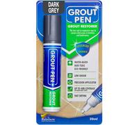 Rainbow Chalk Large Grout Pen Dark Grey - Revives & Restores Stained Tile Grout Leaving A Clean Fresh Look