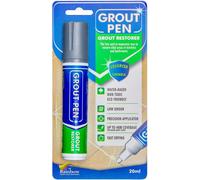 Rainbow Chalk Large Grout Pen Grey - Revives & Restores Stained Tile Grout Leaving A Clean Fresh Look
