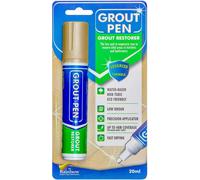 Rainbow Chalk Large White Pen Grout - Revives & Restores Stained Tile Leaving Clean Fresh Look (White)