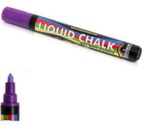 Rainbow Chalk Liquid Black Marker 15mm Chalk Pen Large - Nib