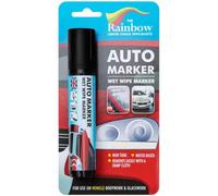 Rainbow Chalk Markers Black 15 mm Tip Car Marker Pen, Window Marker