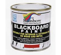 Rainbow Chalk Markers Blackboard Paint, Matt Red Chalkboard Paint, 250ml | Water Based & Non-Toxic; For Dry Chalk Sticks & Liquid Markers; Interior & Exterior Use on Wood, Metal, Wall, Glass