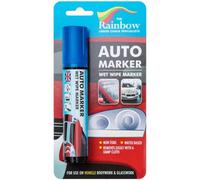 Rainbow Chalk Markers Blue 15 mm Tip Car Marker Pen, Window Marker