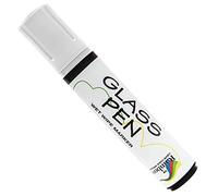 RAINBOW CHALK MARKERS LTD Glass Pen - Large 15mm White For Writing on WINDOWS