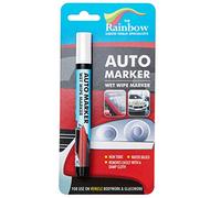 RAINBOW CHALK MARKERS LTD WHITE AUTO MARKER - REMOVABLE PAINT FOR BODY PANELS AND WINDSCREENS