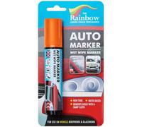 Rainbow Chalk Markers Orange 15 mm Tip Car Marker Pen, Window Marker