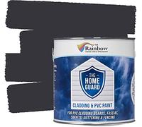 Rainbow Chalk Markers UPVC Plastic Paint - 2.5L Smoke | Non-Toxic & Water-Based Exterior uPVC Paint for Plastic Cladding, Facia Boards, Window Frames & Doors | Quick Drying & Satin Finish