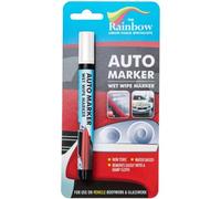 Rainbow Chalk Markers White 5 mm Tip Car Marker Pen, Window Marker