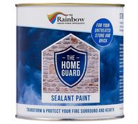 Rainbow Chalk The Indoor Outdoor One All-In-One Paint & Primer Grey Matte, 2.5 L Multi-Surface 1 Coat Formula Easy Decorating For Home Garden