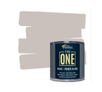 Rainbow Chalk The Indoor Outdoor One All-In-One Paint & Primer Light Cream Gloss, 2.5 Multi-Surface 1 Coat Formula Easy Decorating For Home