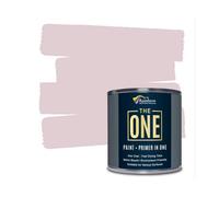 Rainbow Chalk The Indoor Outdoor One All-In-One Paint & Primer Midnight Gloss, 1 L Multi-Surface Coat Formula Easy Decorating For Home Garden