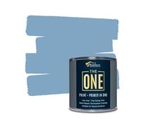 Rainbow Chalk The Indoor Outdoor One All-In-One Paint & Primer Midnight Satin, 250 Ml Multi-Surface 1 Coat Formula Easy Decorating For Home