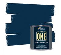 THE ONE All-In-One Paint & Primer - Navy Satin, 2.5 L | Multi-Surface 1 Coat Formula | Easy Indoor & Outdoor Decorating for Home & Garden Walls, Floors & Furniture | Durable, Water-Based & Low VOC