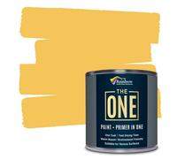 Rainbow Chalk The Indoor Outdoor One All-In-One Paint & Primer Soft Taupe Satin, 2.5 L Multi-Surface 1 Coat Formula Easy Decorating For Home