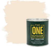 Rainbow Chalk The One Outdoor Paint - Magnolia, 2.5 Litre Durable Exterior Paint For Wood, Metal & Masonry Weather Resistant Finish