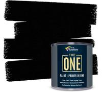 THE ONE All-In-One Paint & Primer - Black Satin, 1 L | Multi-Surface 1 Coat Formula | Easy Indoor & Outdoor Decorating for Home & Garden Walls, Floors & Furniture | Durable, Water-Based & Low VOC