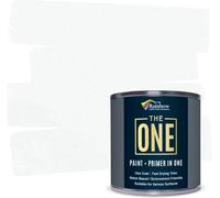 THE ONE All-In-One Paint & Primer - Off White Satin, 250 ml | Multi-Surface 1 Coat Formula | Easy Indoor & Outdoor Decorating for Home & Garden Walls, Floors & Furniture | Water-Based & Low VOC