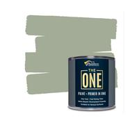 Rainbow Chalk The Yellow Indoor Outdoor One All-In-One Paint & Primer Satin, 2.5 L Multi-Surface 1 Coat Formula Easy Decorating For Home Low