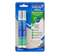 Rainbow Chalk Twin Pack Grout Pen - Designed For Restoring Tile Grout In Bathrooms & Kitchens (Winter Grey)