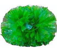 Rainbow Cheerleading Pom Poms for Kids Adults, 2 Pcs Iridescent Orange Cheer Poms with Baton Handle, Cheering Squad Pom Poms for Team Spirit Dance School Sport Games holiday cheer prom sports team dan