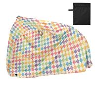 Rainbow Chessboard Bike Covers Waterproof Rain Cover Bikes Accessories