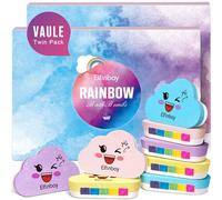 Rainbow Cloud Bath Bomb Gift Set, Kids Bath Bombs Bulk Individually Wrapped, 8 Large Bubble Bath Bombs for Kids Toddler Girls, Christmas Stocking Fillers Kids Women 3 4 5 6 7 Year Old Birthday Gifts