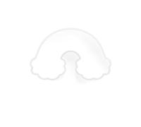 Rainbow Cloud Cookie Cutter - 3 Sizes