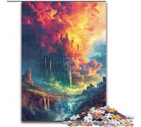 Rainbow Clouds 1000 Piece Jigsaw Puzzles for Adults & Teens, Toys Educational Games Stress Relieving Secret Santa Gifts for And Age 14 (50x75cm)