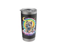 Rainbow Clouds Cairn Terrier Terriers Stainless Steel Insulated Tumbler