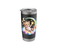 Rainbow Clouds Cheetah Cub Cheetahs Stainless Steel Insulated Tumbler