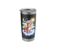 Rainbow Clouds Cornish Rex Corn Rex Stainless Steel Insulated Tumbler