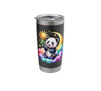 Rainbow Clouds Panda Bear Pandas Stainless Steel Insulated Tumbler