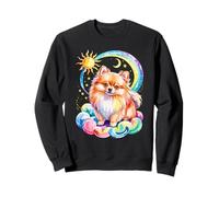 Rainbow Clouds Pomeranian Pomeranians Sweatshirt
