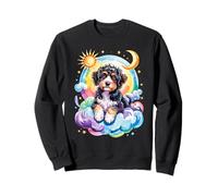 Rainbow Clouds Portuguese Water Dog Portie Sweatshirt