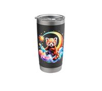 Rainbow Clouds Red Panda Bear Pandas Stainless Steel Insulated Tumbler