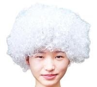 Rainbow Clown Wig, Halloween Costume, Afro Fan Wig, Multicoloured Decorative Accessories for Unisex Adults, Funny Disco, Carnival, Cosplay