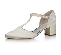 Rainbow Club Bridal Shoes Rosita - Woman's, Pumps, Ivory Satin - Size 6 1/2 UK