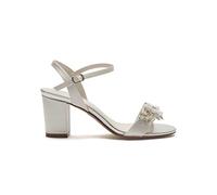 Rainbow Club Mia Petal Embellished Wedding Sandals 5.5 Ivory