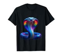 Rainbow Color Cobra Snake T-Shirt