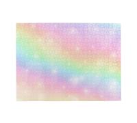 Rainbow Color Pattern,500 Pieces Puzzles for Adults-Wooden Jigsaw Puzzle for Adults Elderly
