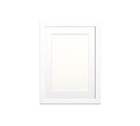 Rainbow Color Range Picture/Photo/Poster frame with Mount- With a High Clarity Styrene Shatterproof Perspex Sheet- White Frame with White Mount- 12"x 10 "for 9'' x7" pictures